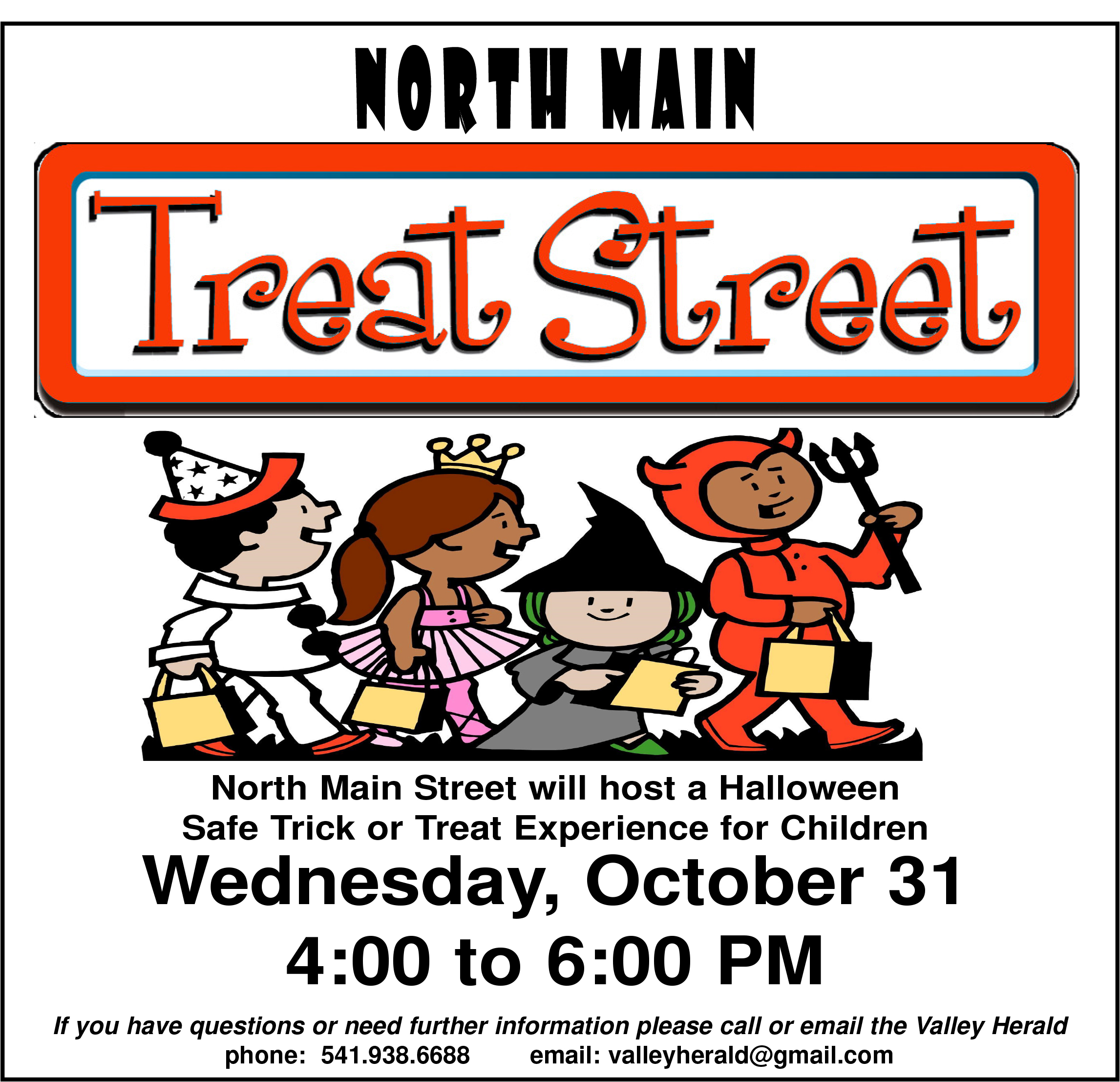 Treat Street Trick or Treating on North Main City of Milton